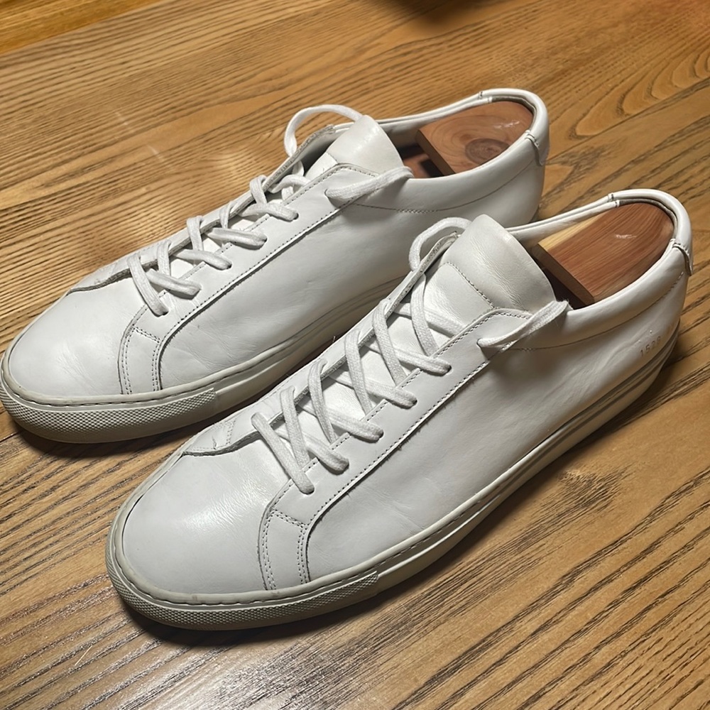 Common Project Achilles Low 43 White Leather Sneaker